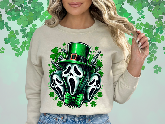 St. Patricks's Day Horror Ghostface DTF Transfer - GMD1010