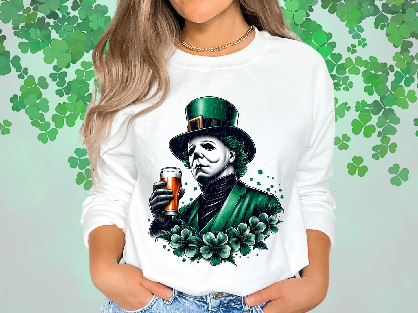 St. Patricks's Day Horror Michael Myers DTF Transfer - GMD1017