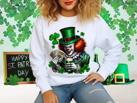 St. Patricks's Day Horror Pennywise DTF Transfer - GMD1022