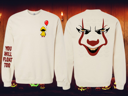 Pennywise and Georgie You Will Float Too Sweatshirt