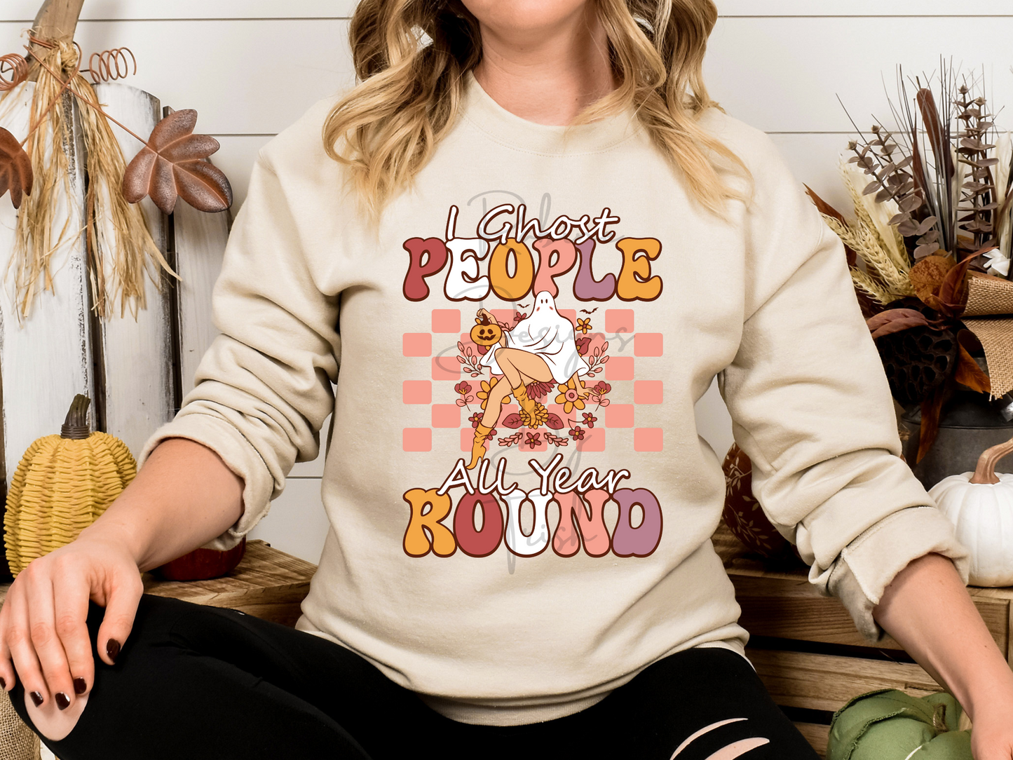 I Ghost People All Year Round Adult Sweatshirt