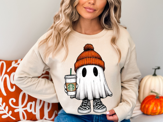 Festive Fall Ghost Starbies Fall DTF Transfers - KPI2340