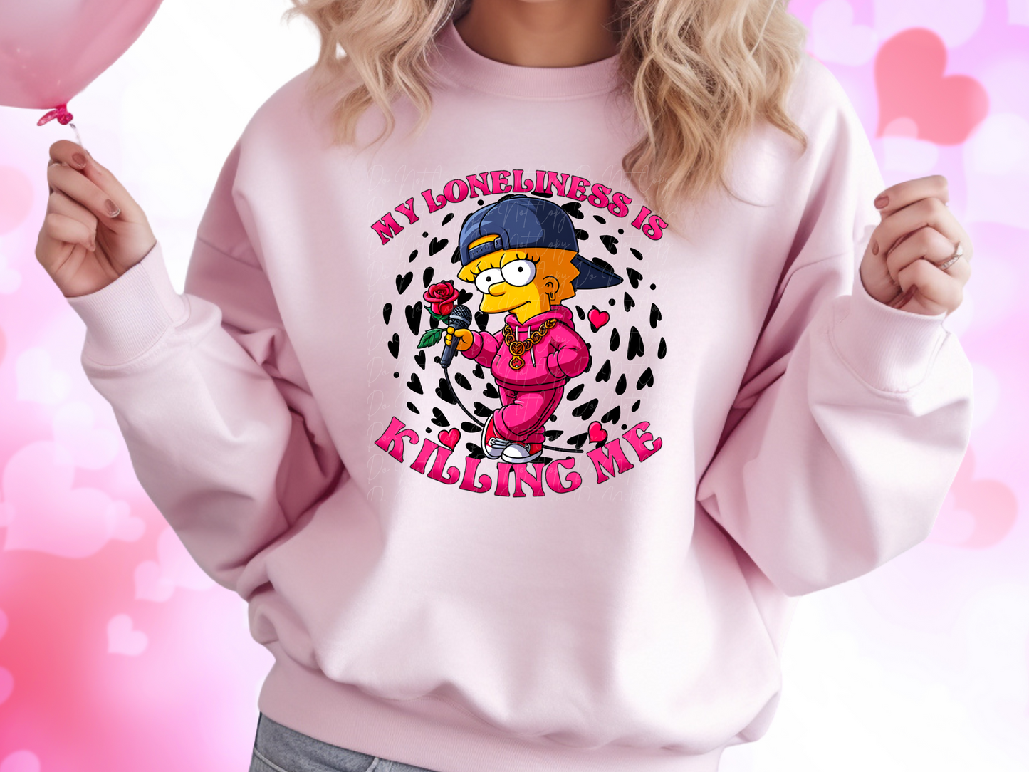 Lisa simpson pink discount hoodie