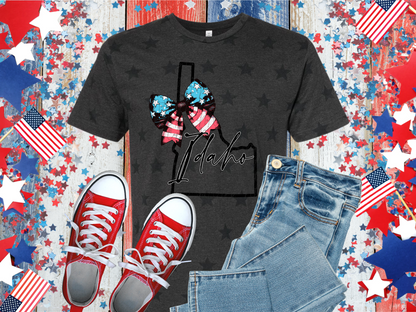 USA State Star Unisex Adult Shirts