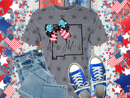 USA State Star Unisex Adult Shirts