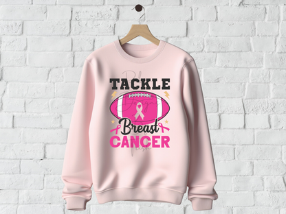 Tackle Breast Cancer Football Sweatshirt